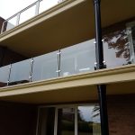 Glass railings, perfect for balconies
