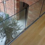 fitted, frameless glass railings for the modern look