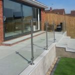 toughened glass railings