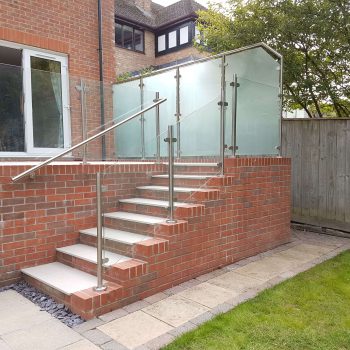 Southern Fabrication Glass railings with and without frames
