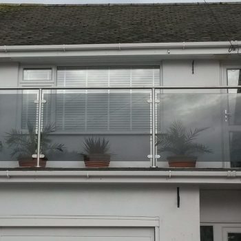 framed glass balcony railings by Southern Fabrication